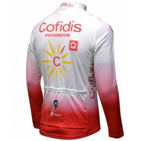 Maillot vélo 2019 Cofidis Pro Cycling Manches Longues N001